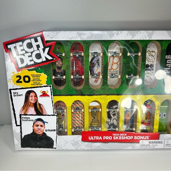 New Tech Deck Ultra Pro SK8 Shop Bonus Exclusive 20 Skateboard Fingerboard Set - Picture 14 of 14